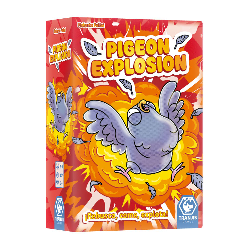 Pigeon Explosion | Juego de Cartas Humor y Estrategia | 2-5 Jugadores | +8 Años | Tranjis Games