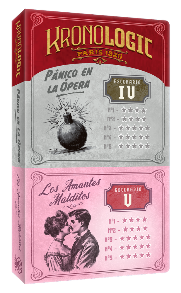 Kronologic: París 1920 – Escenarios IV y V | Expansión | Juego de Deducción | Tranjis Games