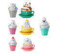 Figura Charalatte Animal | Coleccionable Sorpresa 3D Arte Latte | Con Chicle y Estuche | Bandai