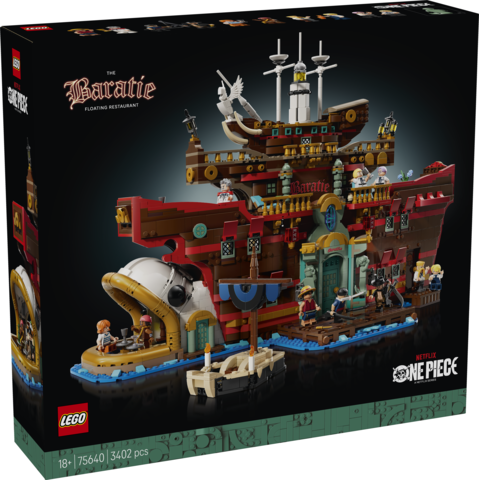 LEGO One Piece Netflix | Restaurante Flotante Baratie (75640) | 3402 Piezas | +18 Años