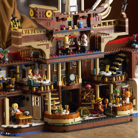 Lego one piece restaurante flotante baratie