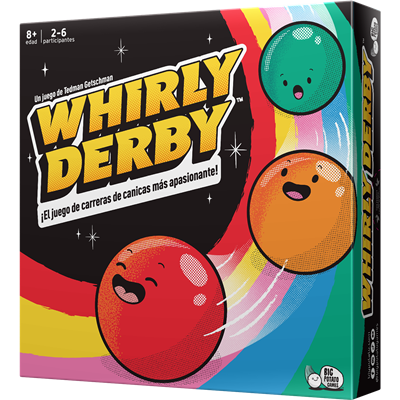 Whirly Derby | Juego de Mesa Carreras de Cánicas | 2-6 Jugadores | +8 Años | Asmodee