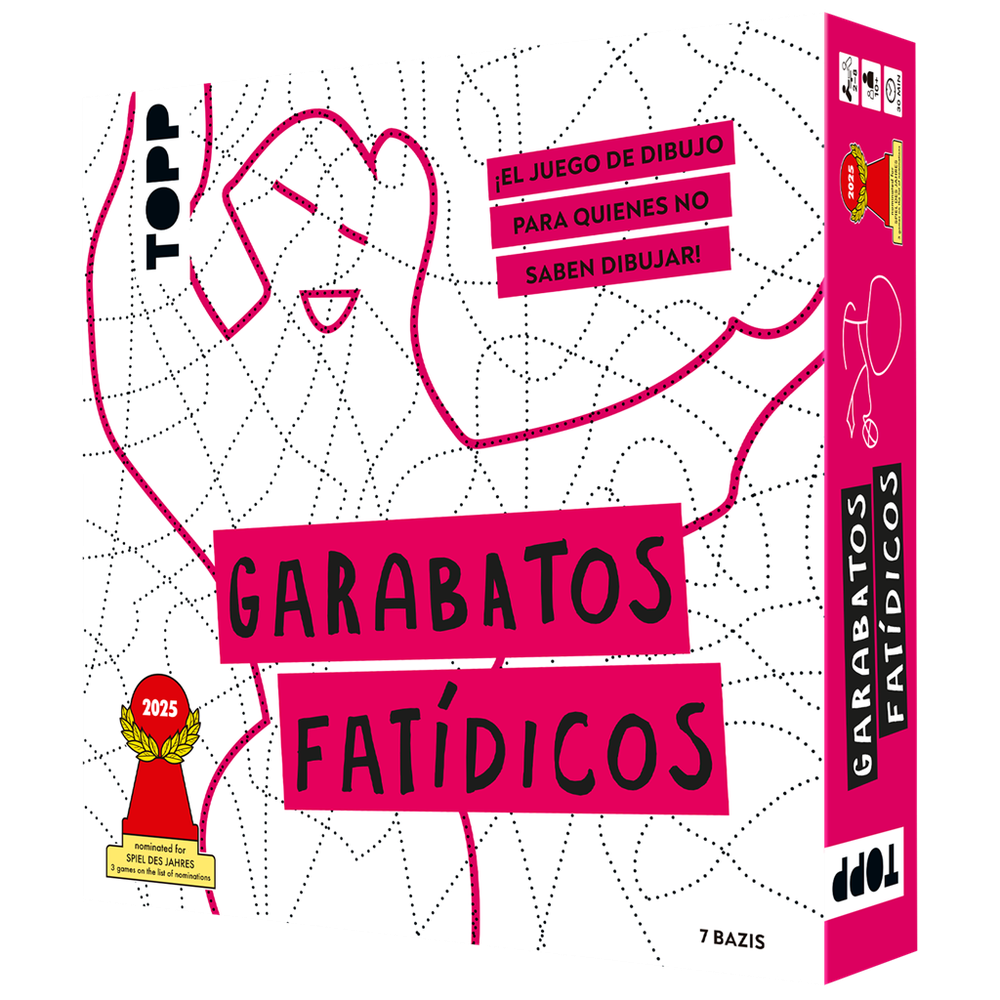 Garabatos Fatídicos | Juego Cooperativo de Dibujo e Interpretación | 2-8 Jugadores | Asmodee