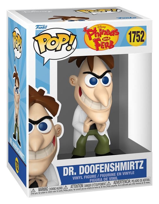 Funko Pop! Dr. Doofenshmirtz | Disney Phineas & Ferb | Figura Vinilo Coleccionista