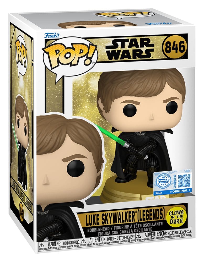 Funko Pop! Luke Skywalker SW Legends | Star Wars | Figura Vinilo Coleccionista