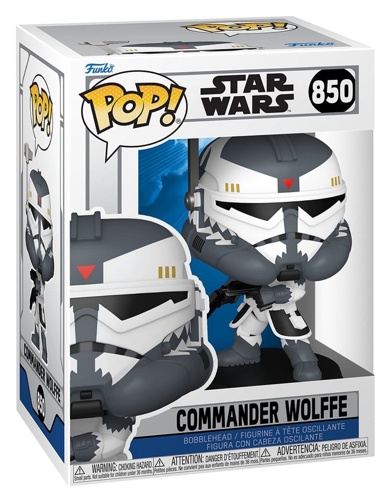 Funko Pop! Commander Wolffe | Star Wars The Clone Wars | Figura Vinilo Coleccionista