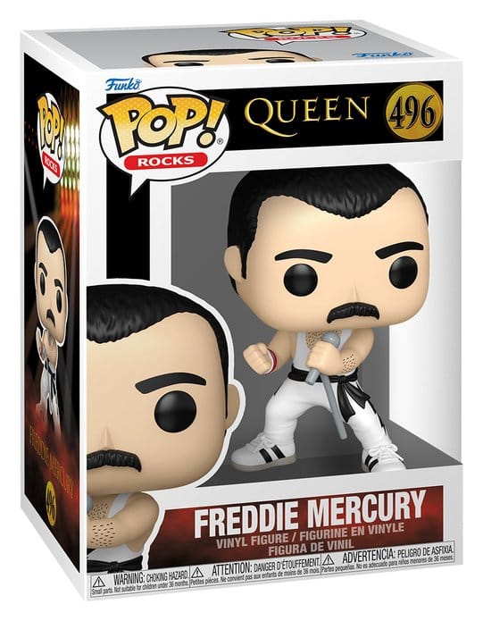 Funko Pop! Freddie Mercury | Queen | Figura Vinilo Coleccionista POP! Rocks