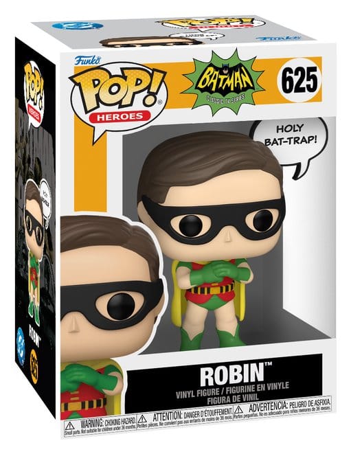 Funko Pop! Sayings Robin | Batman 66 | Figura Vinilo Coleccionista