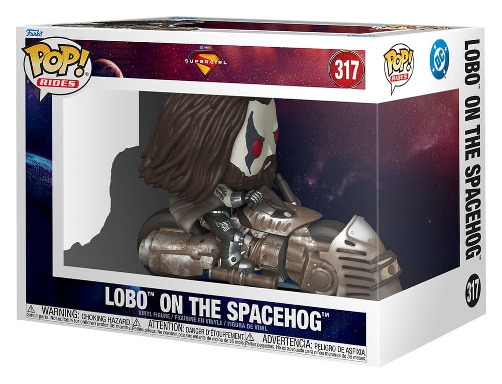Funko Pop! Rides Lobo en Moto | DC Supergirl | Figura Vinilo Coleccionista