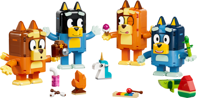 Lego familia bluey construir