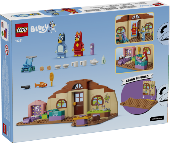 Lego escuela con rusty y bluey
