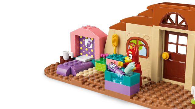 Lego escuela con rusty y bluey