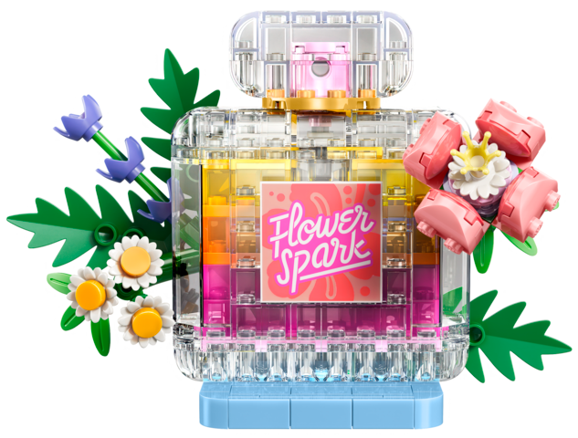 Lego frasco decorativo perfume