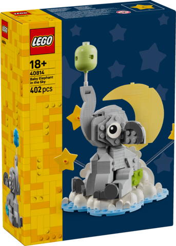 LEGO | Bebé Elefante en el Cielo (30682) | 402 Piezas | +9 Años