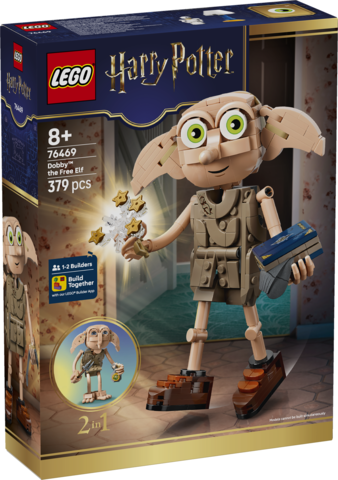 LEGO Harry Potter | Dobby el Elfo Libre (76469) | 379 Piezas | +8 Años
