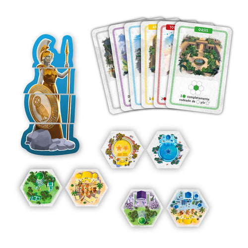 Juego mesa akropolis expansin atenea