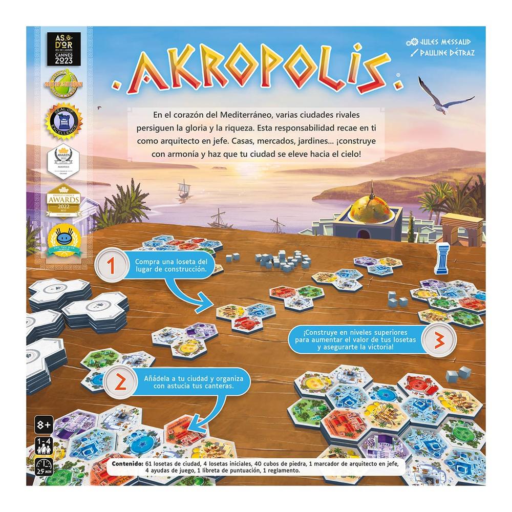 Juego mesa akropolis