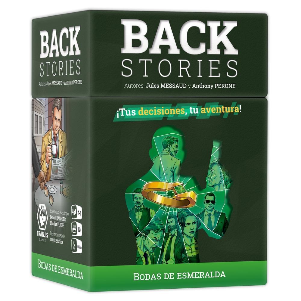 Back Stories 2: Bodas de Esmeralda | Juego Narrativo Cooperativo | 1-6 Jugadores | Tranjis