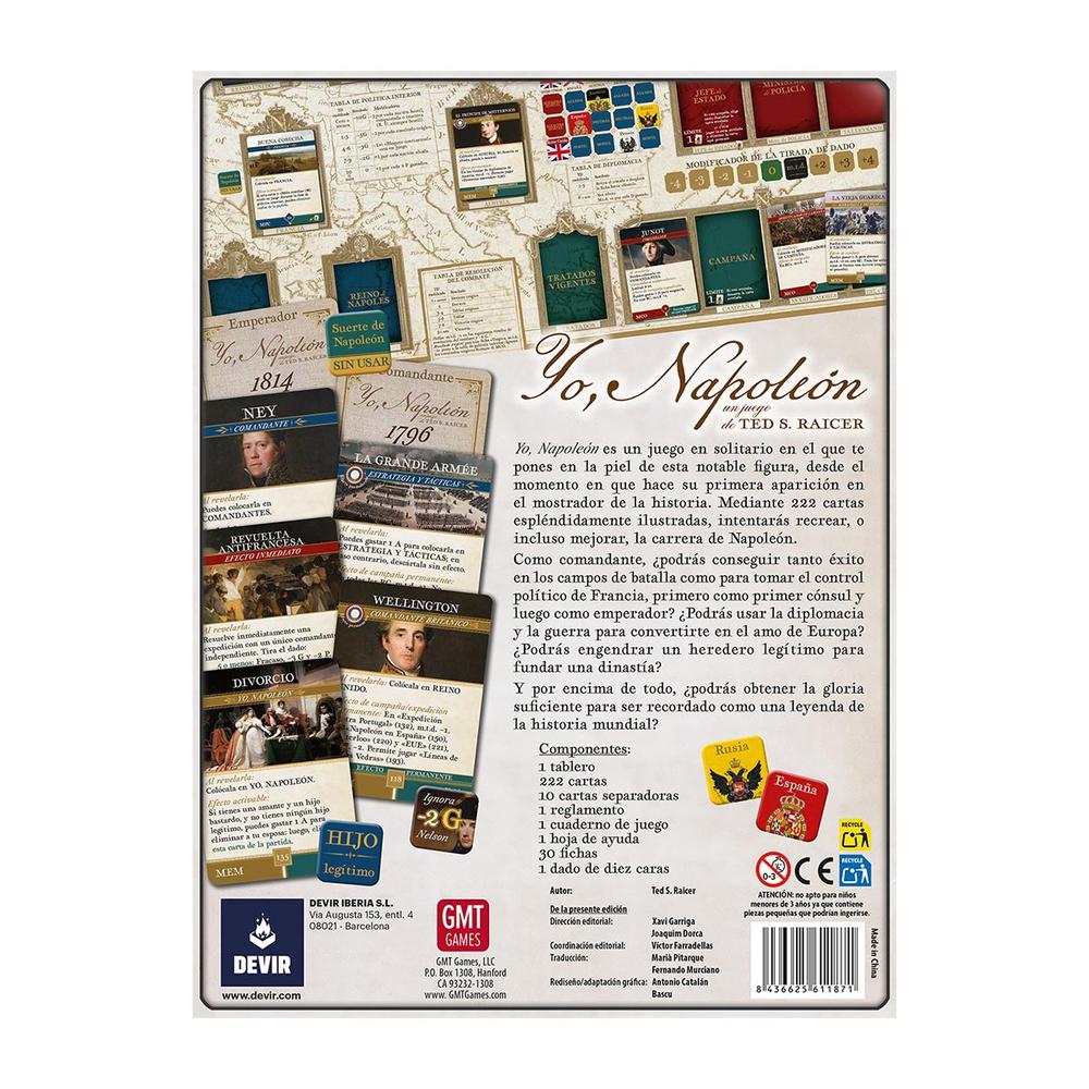 Juego mesa yo napolen