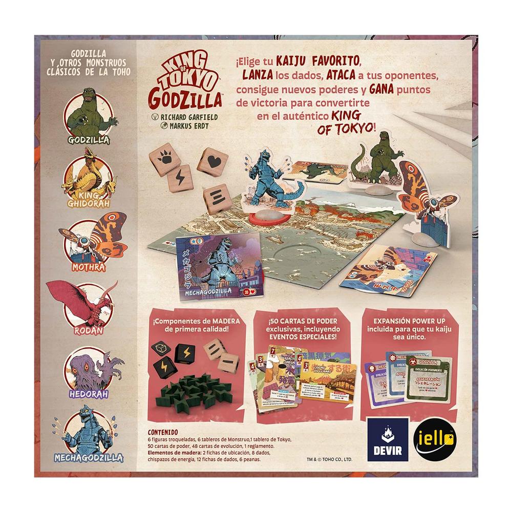 Juego mesa king of tokyo godzilla