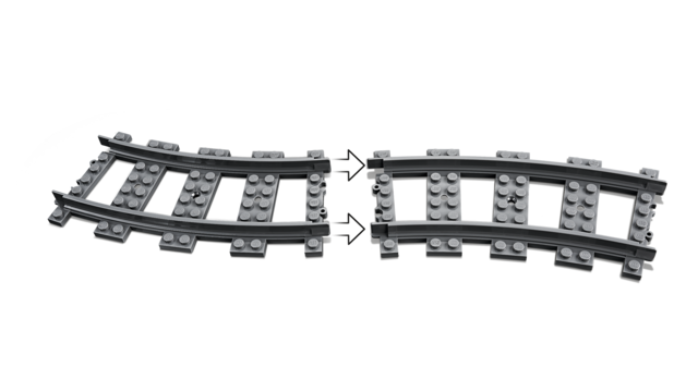 Lego vas cambios de agujas