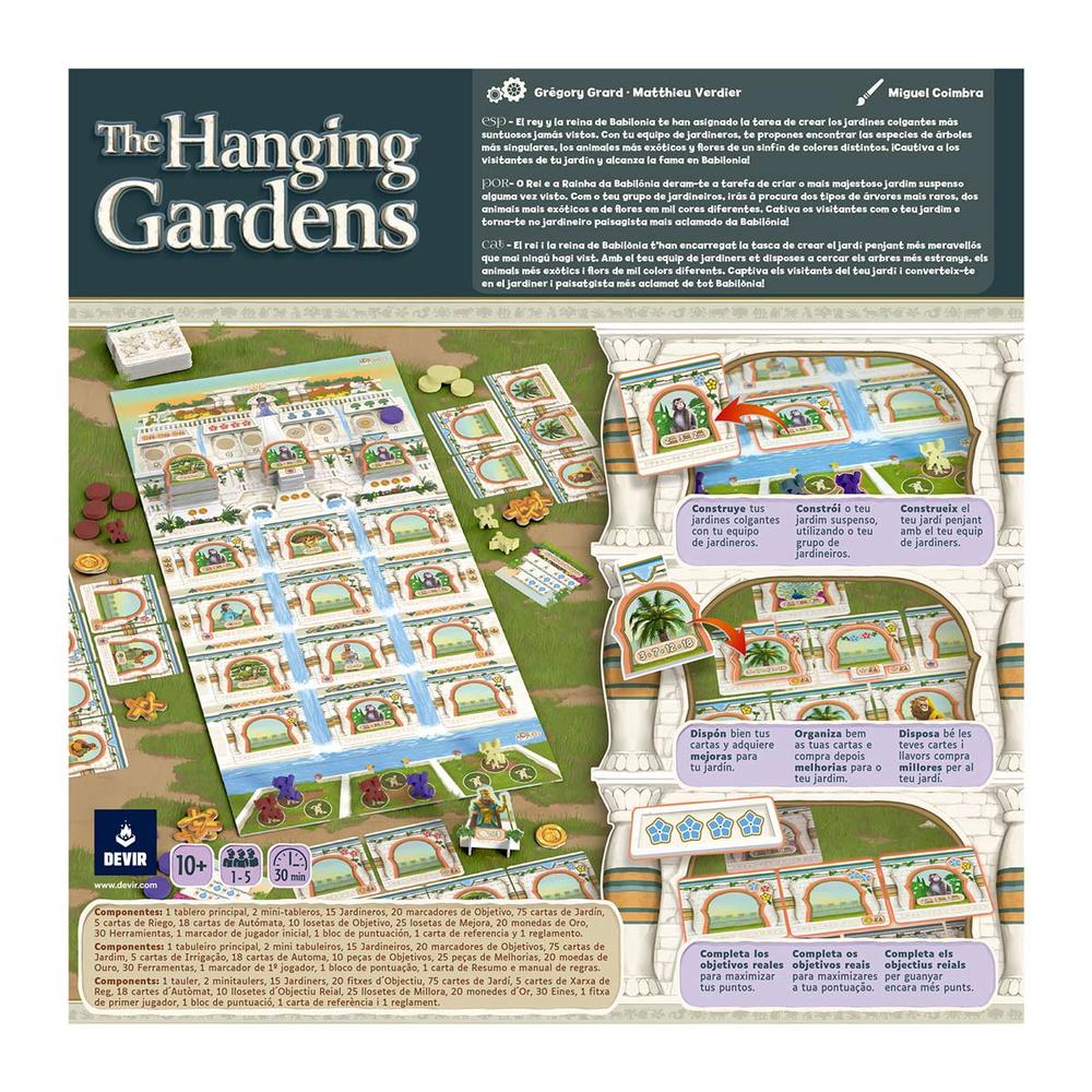 Juego mesa the hanging gardens