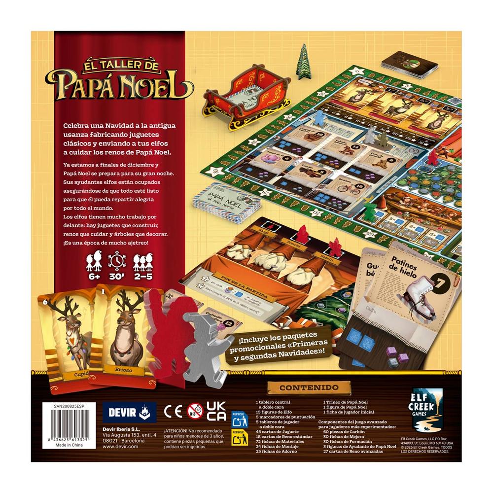 Juego mesa el taller pap noel