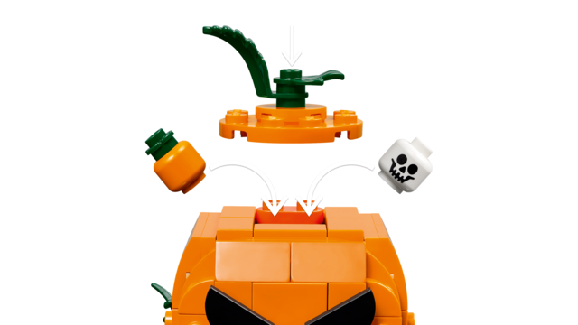 Lego camioneta calabaza