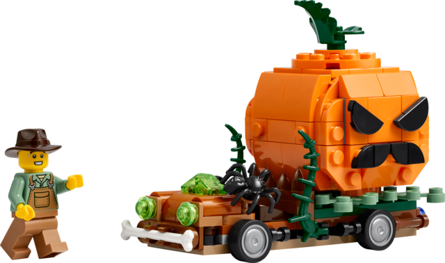 Lego camioneta calabaza
