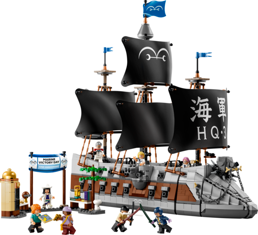 Lego one piece netflix marina garp