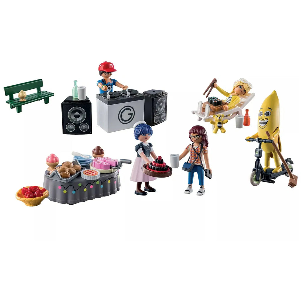 Playmobil Miraculous | Calendario de Adviento Picnic en París | 24 Sorpresas | +4 Años | Playmobil