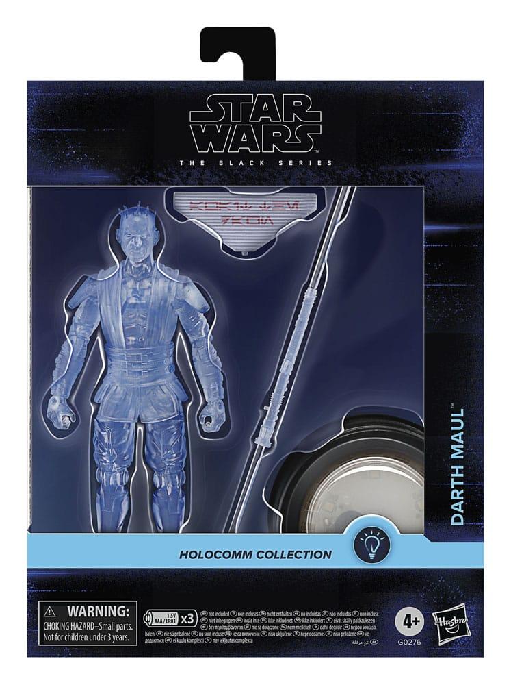 Darth Maul Holográfico | Figura Star Wars The Black Series Holocomm | 15 cm | Hasbro
