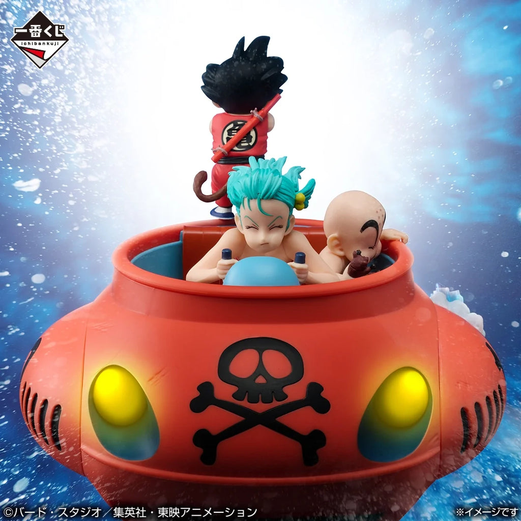 Ichibansho | Goku, Bulma y Krilin (Dragon Ball) | Red Ribbon Army | 16 cm aprox. | Banpresto
