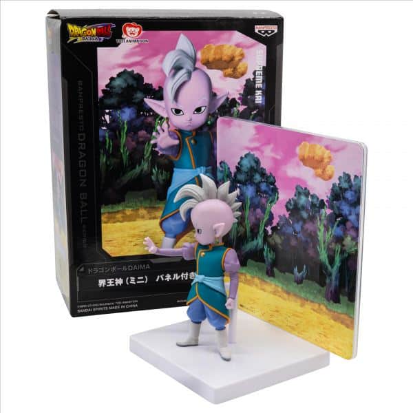 Banpresto | Daima With Panel | Supreme Kai | Dragon Ball Daima | Figura PVC 9 cm | Base Soporte | Bandai Spirits | Licencia Oficial