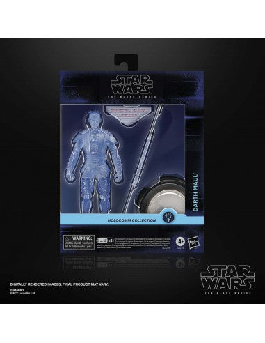 Darth Maul Holográfico | Figura Star Wars The Black Series Holocomm | 15 cm | Hasbro