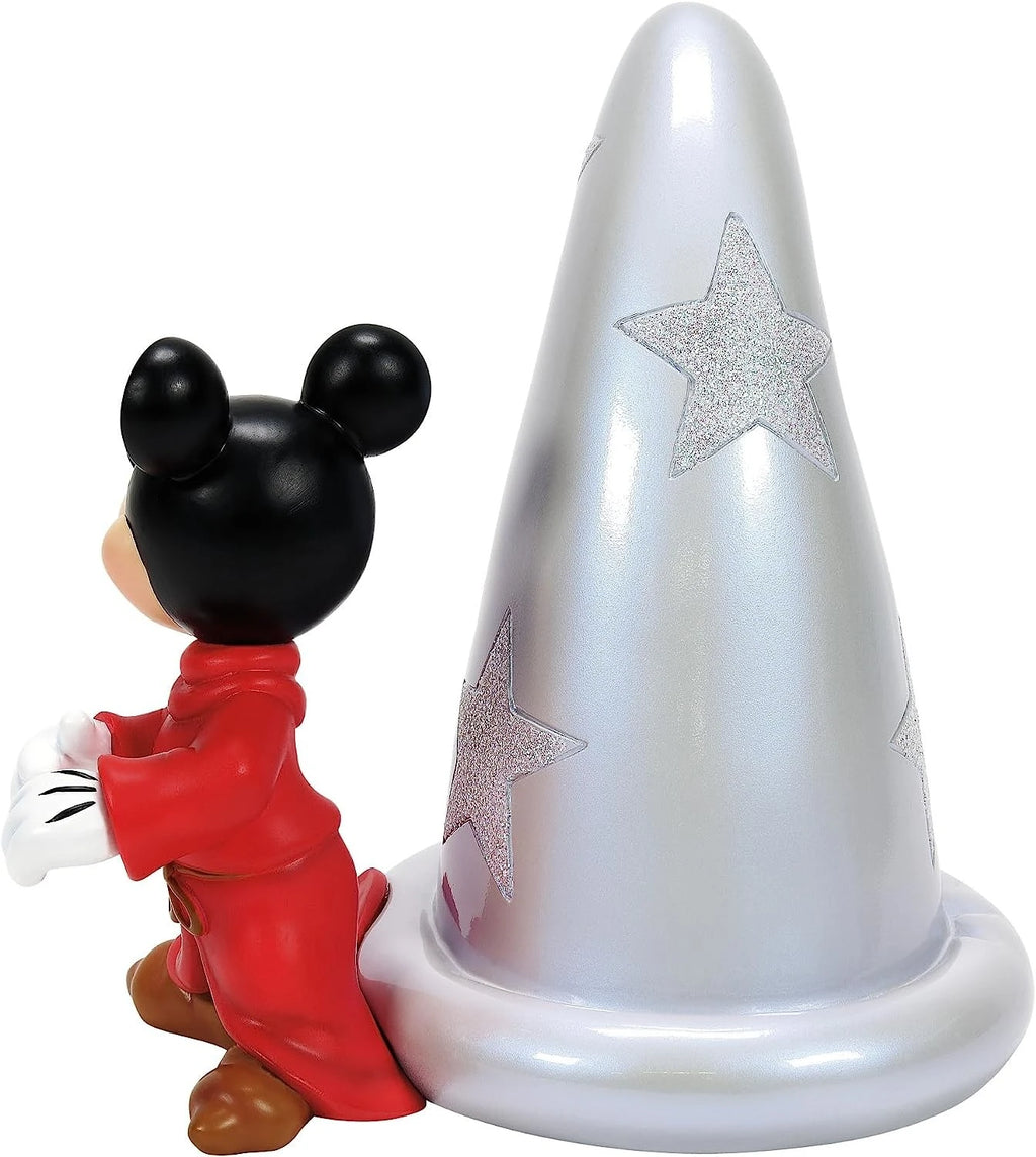 Mickey y Minnie con Sombrero | Figura Decorativa Disney 12,7 cm | Enesco