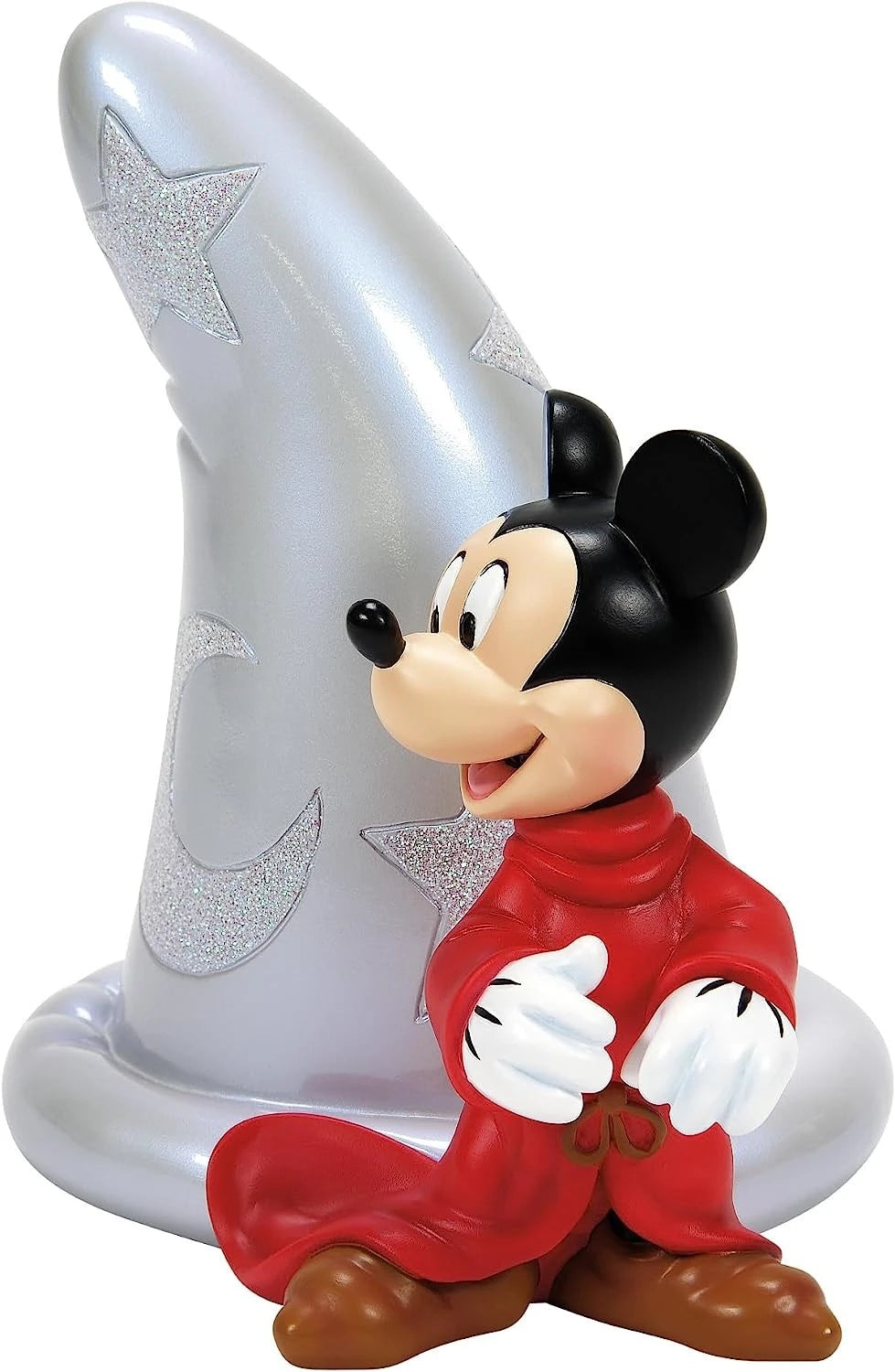 Mickey y Minnie con Sombrero | Figura Decorativa Disney 12,7 cm | Enesco
