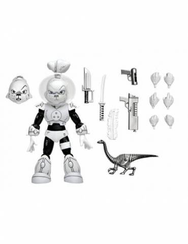 Figura NECA | Space Usagi Yojimbo Black & White | Scale Action | 18 cm | Coleccionista