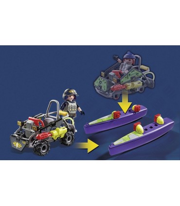 Playmobil Fuerzas Especiales | Quad Multiterreno (71147) | 59 Piezas | +5 Años