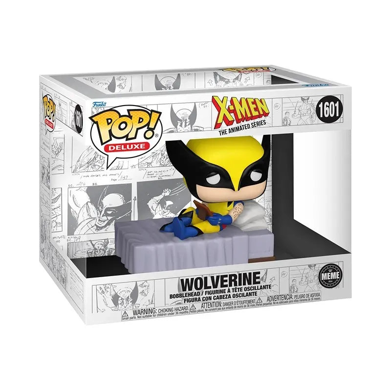 Funko Pop! Deluxe Wolverine Meme #1601 | Marvel | Figura Vinilo Coleccionista