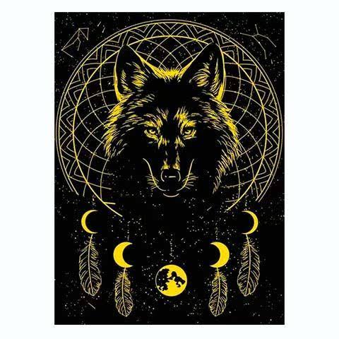 Puzzle Lobo Glow in the Dark | 500 Piezas | Ravensburger