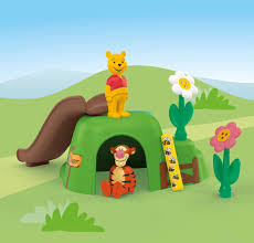 Playmobil Junior Disney | Jardín de Abejas de Winnie the Pooh y Guarida de Tigger | Playmobil