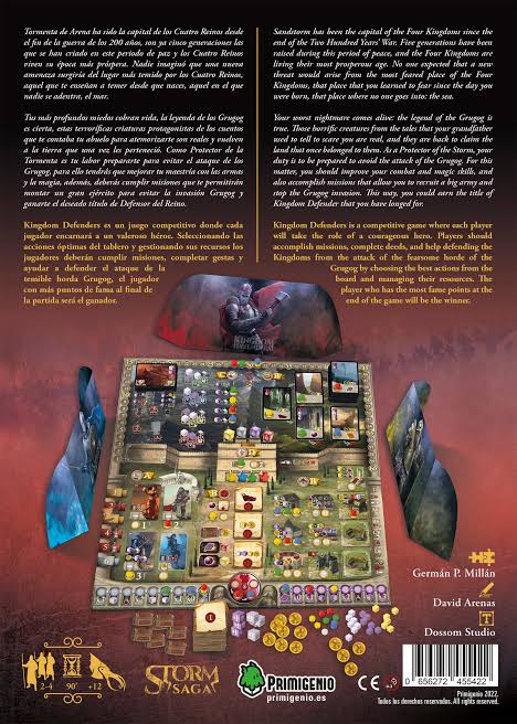 Kingdom Defenders 2.ª Edición | Juego de Mesa de Estrategia | 2-4 Jugadores | 12+ | Primigenio