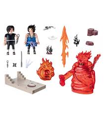 Playmobil Naruto Shippuden | Sasuke vs. Itachi (40666) | 37 Piezas | +5 Años