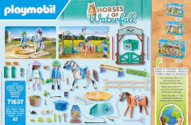 Playmobil Horses of Waterfall | Escuela Moderna de Equitación | Owen y Zoe | 2 Figuras | Playmobil