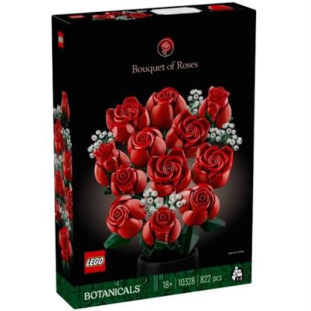 LEGO Botanical | Ramo de Rosas (10328) | 822 Piezas | +18 Años