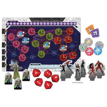 Marvel D.A.G.G.E.R. | Juego de Mesa Cooperativo Estratégico | 1-5 Jugadores | +12 Años | Fantasy Flight Games