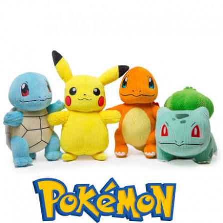 Pokémon | Peluche de Terciopelo 21 cm | Surtido Aleatorio | Jazwares