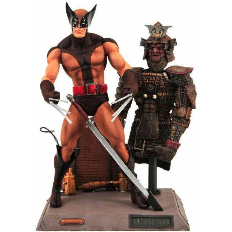 Figura Brown Wolverine Marvel Select | Diamond Select Toys | 18cm Coleccionista
