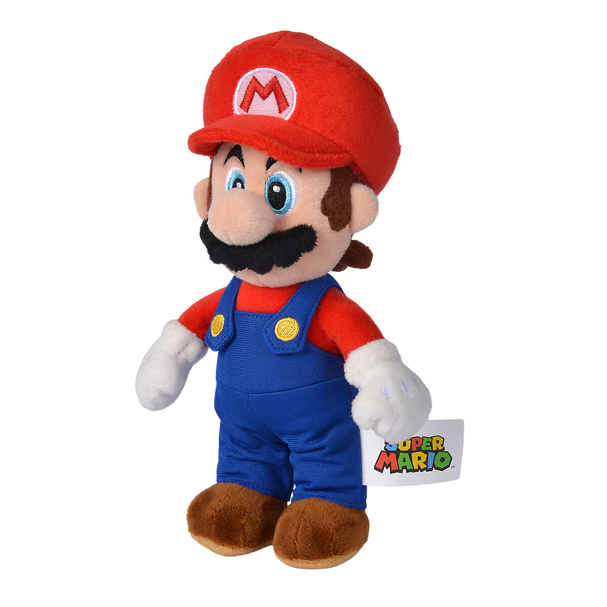 Mario Peluche 20cm | Super Mario Nintendo | Diseño Oficial Compacto | Juego y Colección | Simba Toys